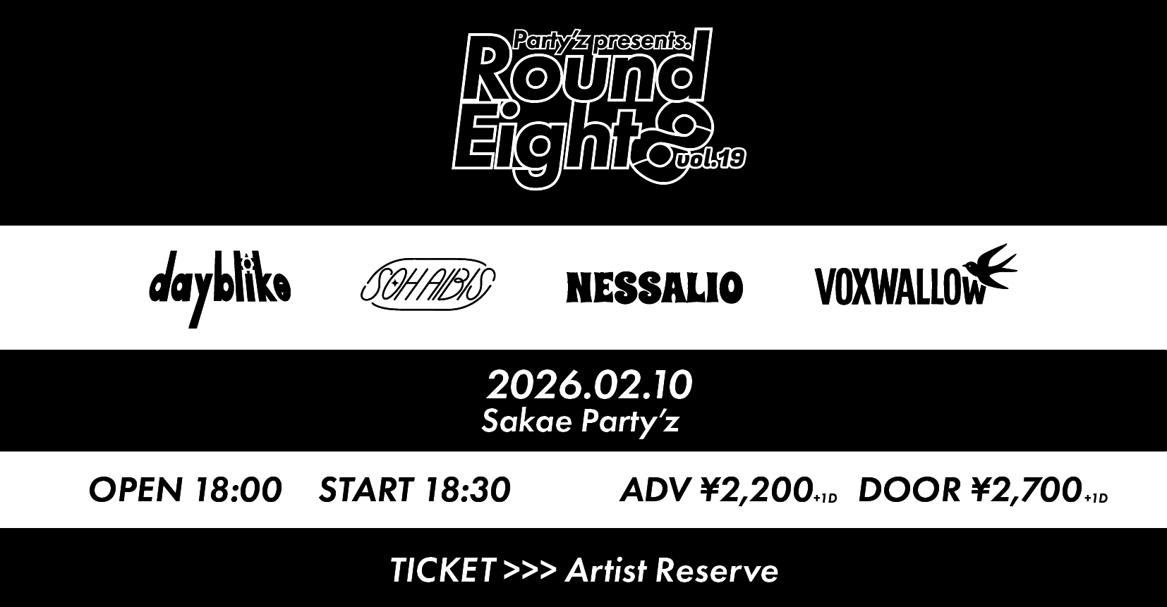 Party`z presents.Round Eight8 vol.19