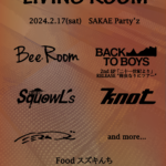「LIVING ROOM」 BACK TO BOYS 2nd E.P.「二十一世紀より」release”弱虫になりにツアー”