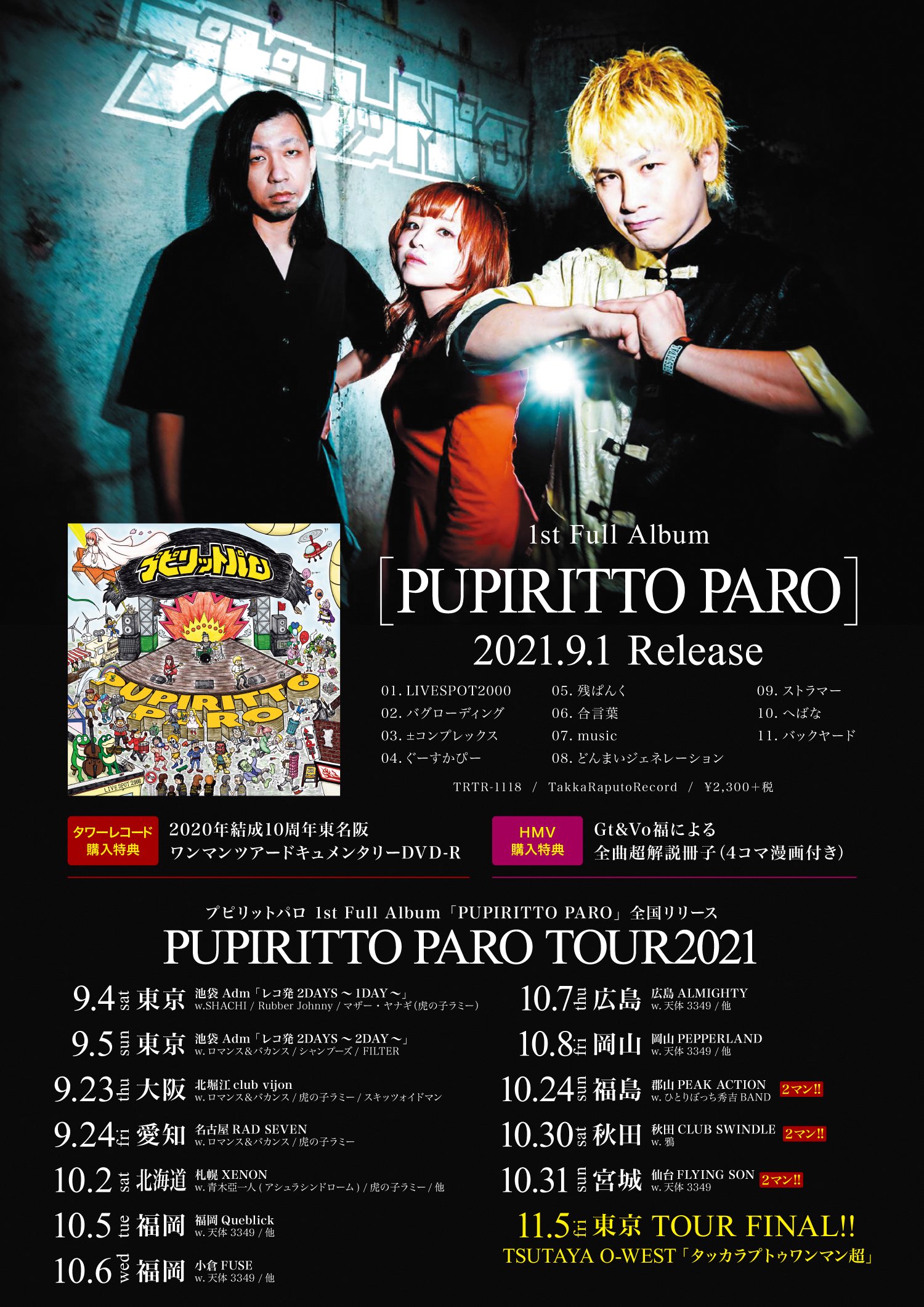 PUPIRITTO PARO TOUR 2021