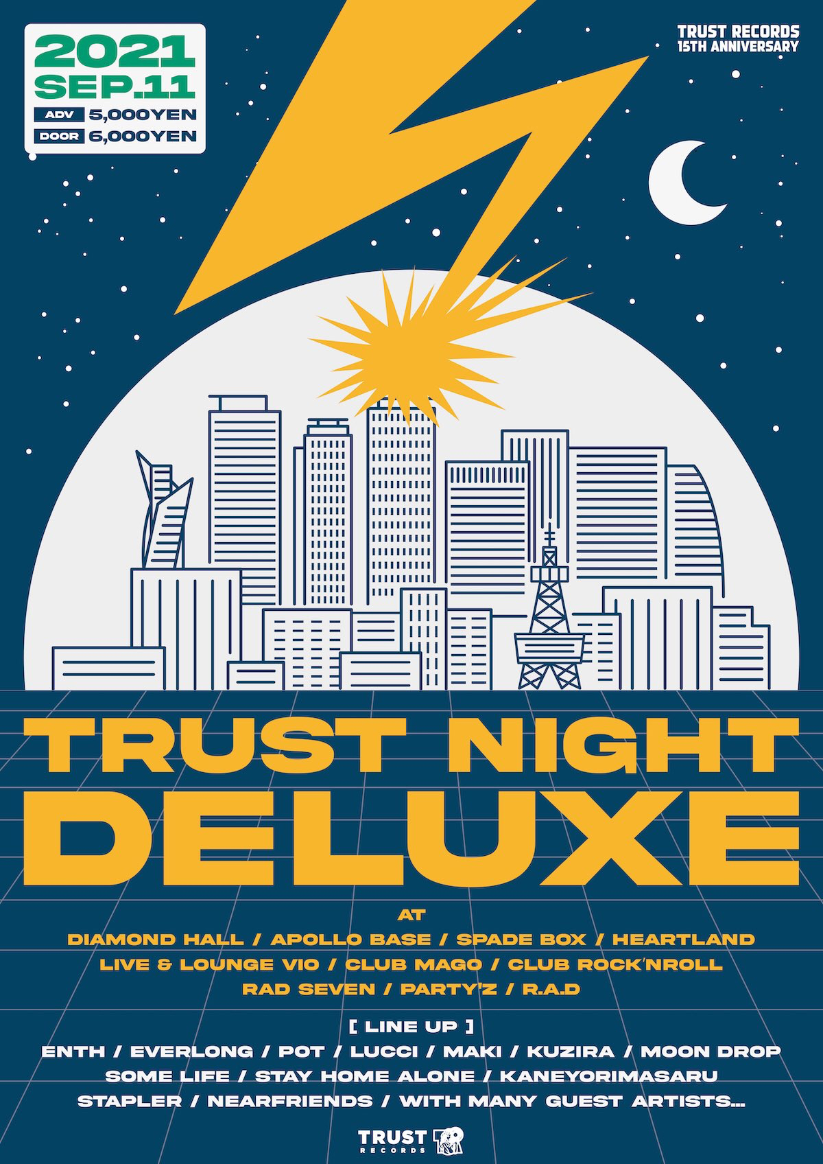 TRUST RECORDS presents. TRUST NIGHT DELUXE
