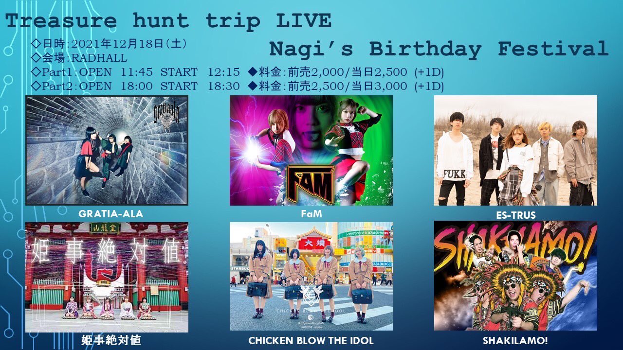 Treasure hunt trip LIVE Nagi's Birthday Festival