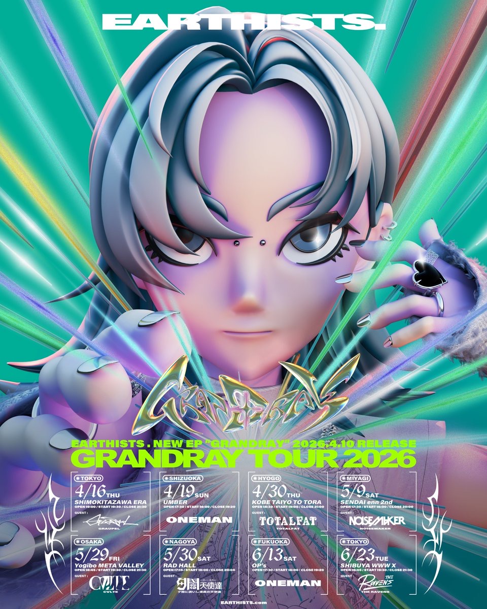 Earthists. GRANDRAY TOUR 2026