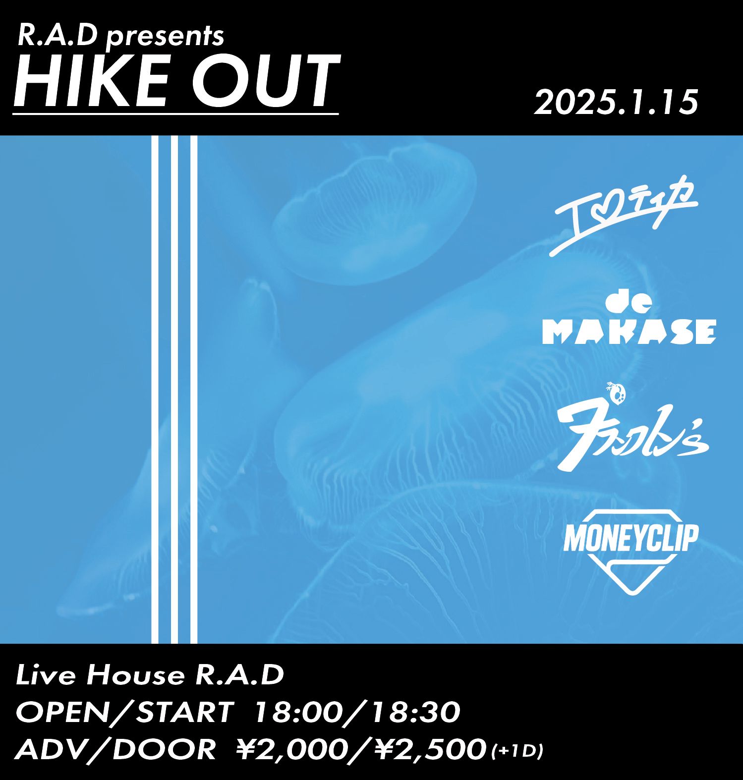 R.A.D presents. HIKE OUT