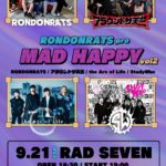 RONDONRATS presents MAD HAPPY  vol.2