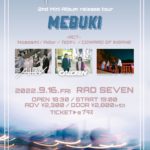 Noazami 2nd Mini Album release tour ｢MEBUKI｣(わたるさよならツアー)